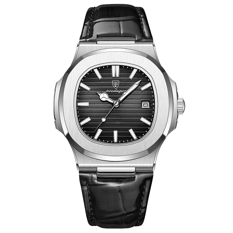 Authentic Leather Nautilus Men's Watch