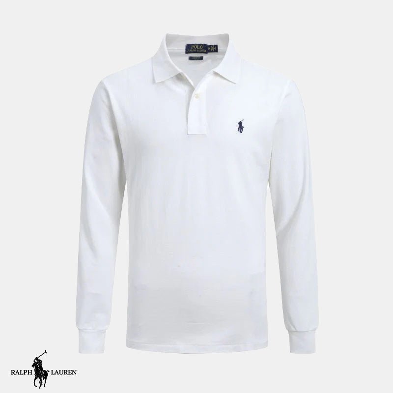 Long-Sleeved Polo Shirt
