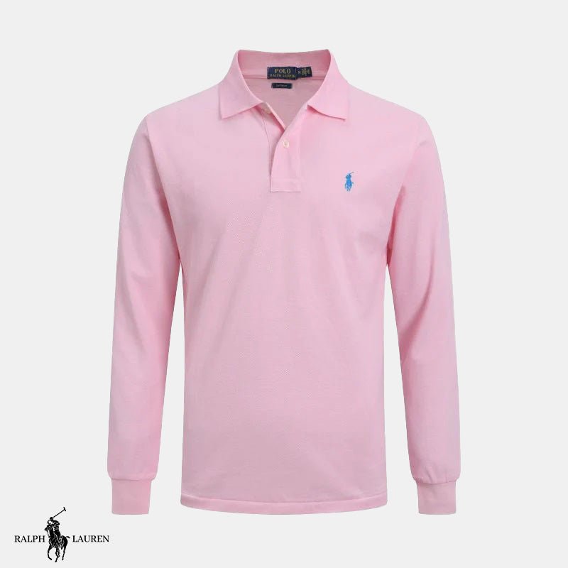 Long-Sleeved Polo Shirt
