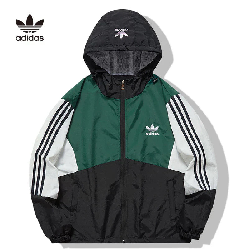 Adidas Hooded Windbreaker Jackets