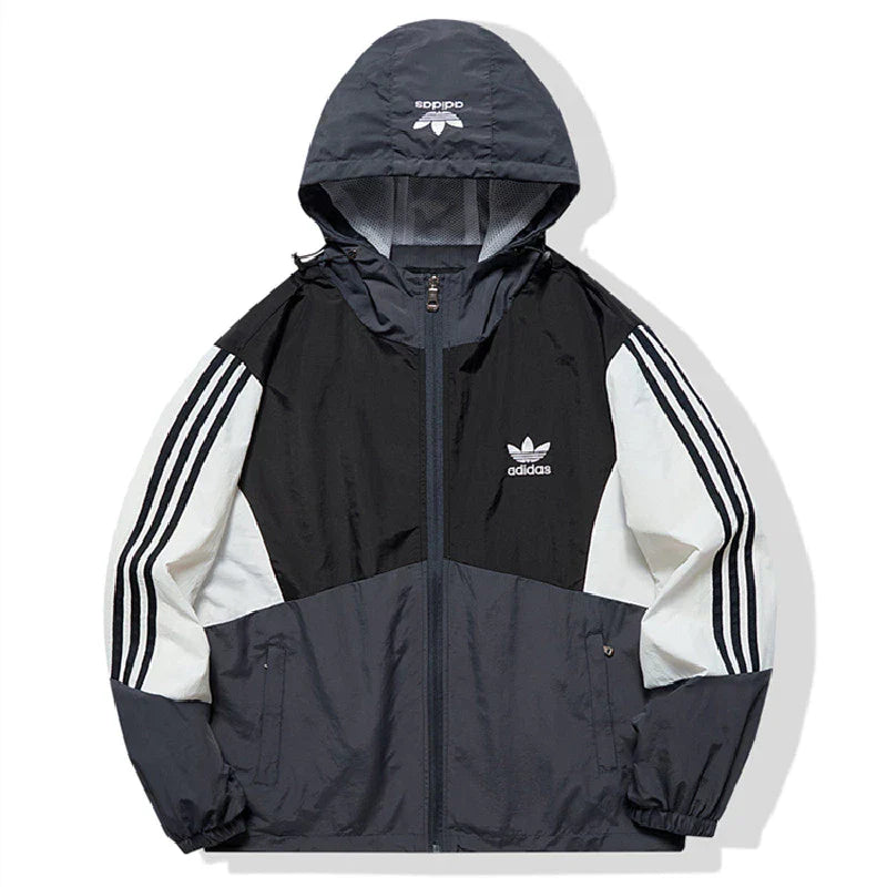 Adidas Hooded Windbreaker Jackets